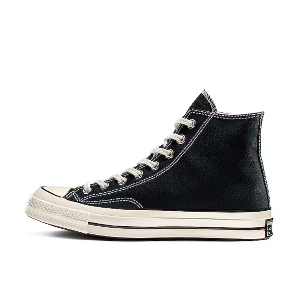 Converse Black and White High-Top Sneakers - Picture 2 of 9
